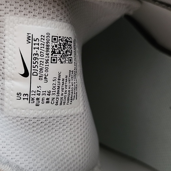 Nike Infinity Pro 2 Golf Shoes White Black Photon Dust DJ5593-115 Mens - Picture 9 of 10